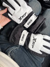特步（XTEP）滑雪保暖手套冬季騎行防寒風(fēng)防水男女同款防風(fēng)觸屏加絨登山手套 加厚加絨觸屏【綁帶加壓】黑-L碼 曬單實(shí)拍圖