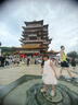 巴拉巴拉女童連衣裙寶寶童裝夏季兒童裙子國風(fēng)旗袍網(wǎng)紗裙 菡萏粉-蓮葉田田-00466 120cm 曬單實(shí)拍圖