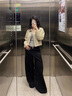 紅蜻蜓美式短款夾克外套女春秋2025新款韓版寬松休閑工裝棒球服 卡其色 L （90-105斤） 曬單實(shí)拍圖