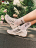 斐樂(lè )（FILA）女鞋德訓鞋2025秋季新款鞋子飛泉鞋薄底鞋運動(dòng)休閑鞋 椰漿白/淺金屬銀-CM 36.5 曬單實(shí)拍圖