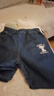 史努比（SNOOPY）童裝兒童牛仔褲男童褲子中大童休閑長(cháng)褲秋季新款 深藍-CUDDLY 160 曬單實(shí)拍圖