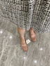 ZARA2025秋季新品 女鞋 絲緞質(zhì)感蝴蝶結飾方頭芭蕾鞋 2508610 050 粉色 38 曬單實(shí)拍圖