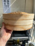 黃一府（HUANG YI FU）竹制蒸籠蒸格蒸屜蒸小籠包子饅頭竹編籠屜家用套裝 24CM加深二籠一蓋 曬單實(shí)拍圖