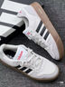 adidas「小鋸齒」D-PAD CLASSIC休閑美高風(fēng)復(fù)古籃球板鞋阿迪達(dá)斯 淺灰/黑色/淺猩紅   36 曬單實(shí)拍圖