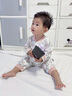 歐孕（OUYUN）嬰兒連體衣秋季男女寶寶衣服純棉長(cháng)袖四季哈衣爬爬服居家睡衣 花墻漫游【新疆棉-10A抗菌】 73cm  【推薦身高68-74cm】 曬單實(shí)拍圖