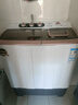榮事達【雙純銅電機】半自動(dòng)洗衣機家用抑菌雙不銹鋼內桶大容量洗排同時(shí)洗脫分離雙杠雙筒波輪雙塑桶洗脫 10公 斤【純銅電機，優(yōu)享動(dòng)力】洗排同時(shí) 曬單實(shí)拍圖