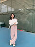 SIINSIIN傘兵褲女秋季褲子加絨休閑運動(dòng)褲沖鋒登山褲速干工裝褲 【加絨款-常規】輕盈粉 （建議身高161-167cm） M （100斤-120斤） 曬單實(shí)拍圖