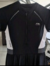 李寧（LI-NING）泳衣女連體裙式游泳衣遮肚顯瘦抗氯速干溫泉泳裝546 黑色 L  曬單實拍圖