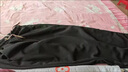 主意范（ZHUYIFAN）胖子大碼230斤褲子男直筒夏秋款工裝褲潮牌大碼直筒闊腿休閑褲 A001-K1050黑色 5XL (195) 205-230斤可穿 曬單實(shí)拍圖