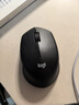 羅技（Logitech）M330 靜音鼠標(biāo) 無線鼠標(biāo) 辦公鼠標(biāo) 右手鼠標(biāo) 帶無線微型接收器 黑色 曬單實(shí)拍圖