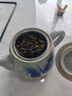 述意 陶瓷大茶壺手繪復古青花粗陶提梁壺餐廳泡茶壺家用開(kāi)水涼水壺 手柄壺蘆葦1升(有濾網(wǎng)) 曬單實(shí)拍圖