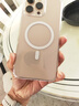 品勝 適用蘋果16ProMax手機(jī)殼 iPhone16ProMax磁吸殼保護(hù)套Magsafe無線充電超薄氣囊防摔手機(jī)殼 透明 曬單實(shí)拍圖