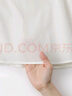 無印良品（MUJI） 女式 棉紗 長袖罩衫 女士襯衫襯衣內(nèi)搭女裝25年秋季上衣BC2O7A5A 米白色 L （165/88A） 曬單實(shí)拍圖