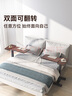 西昊D01床邊桌氣動(dòng)升降桌任意桌可移動(dòng)電腦桌旋轉(zhuǎn)桌宿舍小桌子桃木色 曬單實(shí)拍圖