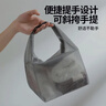 博沃尼克旅行洗漱收納包游泳健身防水袋戶外家用洗澡干濕分離束口袋 灰色 曬單實拍圖