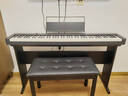 卡西歐（CASIO）CDPS110電鋼琴新手入門(mén)樂(lè )器88鍵重錘初學(xué)者便攜兒童成人電子鋼琴 【定制木架】CDP-S110+雙人琴凳 黑色琴頭 曬單實(shí)拍圖