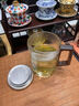 TEAHUE泡茶杯玻璃茶水分離綠茶杯帶過濾男女個(gè)人專用水杯子辦公室喝茶杯 曬單實(shí)拍圖
