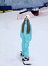 ISEEMIGGA單板滑雪服女男款防水防風(fēng)防寒專(zhuān)業(yè)加棉加厚保暖美式外套上衣褲子 水星藍上衣 S 曬單實(shí)拍圖