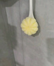 Creative art洗澡刷搓背刷洗澡搓澡神器后背沐浴球浴花身體沐浴刷長(cháng)柄軟毛1個(gè) 曬單實(shí)拍圖