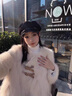 蕓蕁外套女2025新款仿狐貍毛皮草外套女短款秋海寧韓版小香風(fēng)仿皮扣上 雙扣皮草--奶茶色(加棉款) 加厚 S 【80-105斤】 曬單實(shí)拍圖