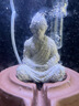 IXJSN水泥青沙石魚(yú)缸水族造景茶寵斗戰勝佛孫悟空擺件盆景微景觀(guān)裝飾 小號斗戰勝佛祈福 曬單實(shí)拍圖