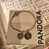 潘多拉（PANDORA）[陳麗君同款]讓愛(ài)盛開(kāi)手鏈套裝銀色精致小眾新品七夕禮物送女友 銀色 19CM 曬單實(shí)拍圖