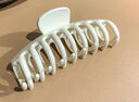 大號頭飾龍骨抓夾時(shí)尚女士百搭發(fā)夾鯊魚(yú)夾洗澡發(fā)飾 白色 曬單實(shí)拍圖