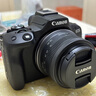 佳能（Canon）EOS R50 微單半畫(huà)幅相機 r50小巧便攜 Vlog拍攝直播相機 4K短視頻  學(xué)生微單相機 R50黑色 RF-S18-45套機 套餐一【128G內存卡~抗震防雨包~Vlog套裝 曬單實(shí)拍圖