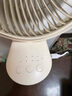 卡培登6寸USB小風扇/電風扇桌面/小電扇/小臺扇便攜迷你手持夾子睡眠小風扇辦公室宿舍桌面戶外可用 白色 曬單實拍圖