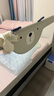 丸丫K2嬰兒床圍欄寶寶防摔防護(hù)欄床邊防摔防掉檔板免打孔三面1.8+2+2 曬單實(shí)拍圖