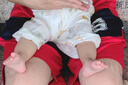 優(yōu)奇嬰兒防蚊褲寶寶夏裝初生幼兒褲子夏季薄款純棉夏天a類大pp長(zhǎng)褲睡 曬單實(shí)拍圖
