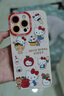 素洛適用蘋(píng)果16promax手機殼新款hellokitty貓咪粉色iPhone15pro春天可愛(ài)時(shí)尚14少女心13硅膠潮 【甜心kttiy貓-紅】硅膠軟殼鏡頭保護 iPhone 16 Pro Max 曬單實(shí)拍圖