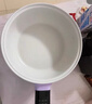 七彩叮當(URINGO)電煮鍋宿舍小電鍋 電火鍋 電炒鍋多功能鍋 蒸煮一體可預約 2L配蒸籠紫色QC-SD07-2Z 曬單實(shí)拍圖