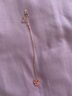 老鳳祥桃花銀項鏈女生2025新款吊墜小眾輕奢飾品教師節生日禮物女友老婆 曬單實(shí)拍圖