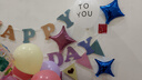 煙雨集生日場(chǎng)景布置氣球兒童生日裝飾布置男孩女孩周歲快樂(lè )桌飄拉旗套裝 曬單實(shí)拍圖
