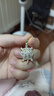 XUPING旭平首飾多彩小烏龜單吊墜女生飾品送生日禮物X001008173 白色 曬單實(shí)拍圖