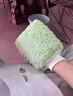 綠田（LUTIAN）洗車(chē)手套洗車(chē)擦玻璃洗車(chē)工具復合細纖維手套加大加厚汽車(chē)用品TRC 曬單實(shí)拍圖