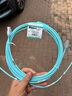 PANDUIT 泛達六類(lèi)細網(wǎng)線(xiàn)CAT6類(lèi)千兆跳線(xiàn)POE監控辦公家用水晶頭寬帶成品網(wǎng)線(xiàn) 冰湖藍 1米 曬單實(shí)拍圖
