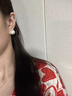 DAISY DREAM999銀針施家大珍珠耳釘女氣質(zhì)時(shí)尚高級感耳環(huán)2025年新款復古耳飾 Fever同款珍珠耳釘8mm 曬單實(shí)拍圖