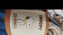 史努比（SNOOPY）兒童保溫杯帶吸管直飲男女小學(xué)生316不銹鋼喝水杯子雙蓋壺500ml咖 曬單實(shí)拍圖