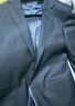 FULL MONTY2024FULL MONTY西服套裝男士羊毛格紋西裝結婚商務(wù)正裝 藏青色3289 42 曬單實(shí)拍圖