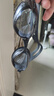 李寧（LI-NING）泳鏡防水防霧男女高清游泳眼鏡平光游泳鏡LNJT224-10暗夜黑 曬單實(shí)拍圖