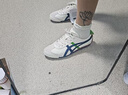 Onitsuka Tiger鬼塚虎經(jīng)典舒適復(fù)古MEXICO 66?男女款輕便百搭運(yùn)動(dòng)休閑鞋 米白色/藍(lán)色 38 曬單實(shí)拍圖