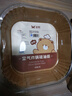雙槍空氣炸鍋專用紙 烤盤烤箱耐高溫吸油紙 食品級(jí)加厚錫紙方形100只 曬單實(shí)拍圖