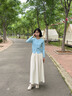 名創(chuàng)優(yōu)品（MINISO）針織衫女2025新款早秋女士氣質穿搭小個子短款休閑寬松開衫薄外套 米白 L /165(體重110-125斤) 曬單實拍圖