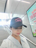 FitonTon帽子女美式復(fù)古棒球帽夏季百搭鴨舌帽軟頂休閑防曬帽高顏值顯臉小 曬單實(shí)拍圖