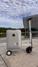 Airwheel愛爾威電動行李箱可騎行拉桿箱可坐可代步鋁框箱包20英寸登機(jī)箱 曬單實拍圖