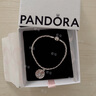 潘多拉（PANDORA）[陳麗君同款]讓愛盛開手鏈套裝銀色精致小眾新品七夕禮物送女友 銀色 18CM 曬單實(shí)拍圖