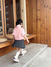 G.DUCKKIDS小黃鴨女童秋季套裝2025新款兒童秋裝jk套裝女孩朱迪兔子警官裙子 藍(lán)色襯衫+馬甲+裙子+領(lǐng)帶 130 建議7~8歲【120-130cm】cm 曬單實(shí)拍圖