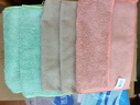雅高廚房抹布25*25CM5條裝強勁吸水廚房用品擦桌布家用毛巾加厚洗碗布 曬單實拍圖